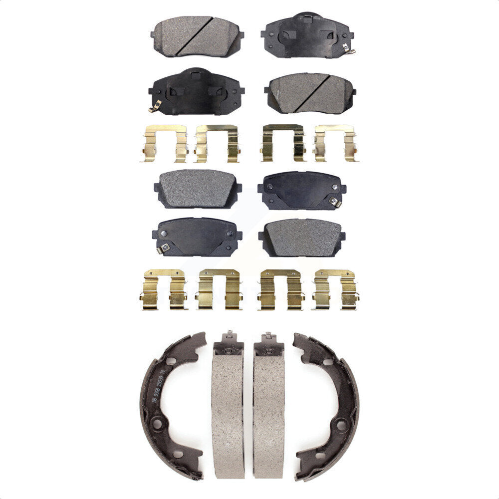[Avant + Arrière] Kit de plaquette (céramique) de frein pour 2007-2010 Kia Rondo KTN-100688