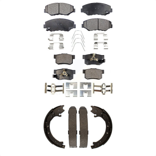 [Avant + Arrière] Kit de plaquette (céramique) de frein pour 2005-2006 Honda CR-V KTN-100689