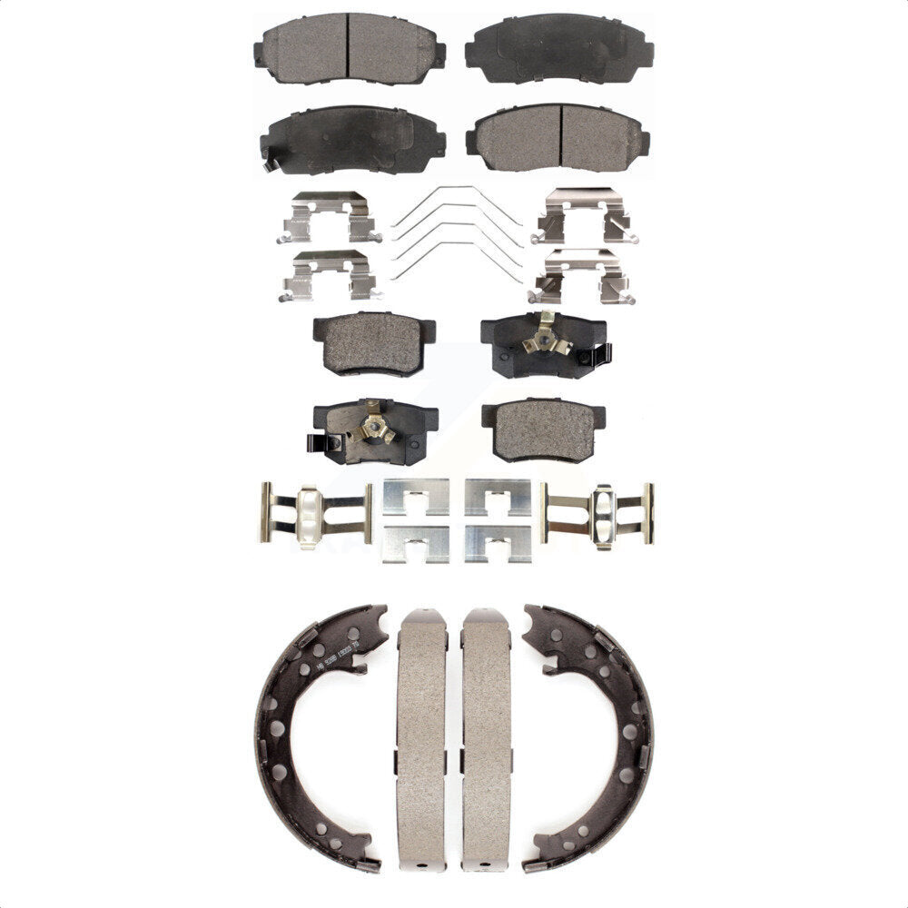 [Avant + Arrière] Kit de plaquette (céramique) de frein pour 2012-2016 Honda CR-V AWD KTN-100691