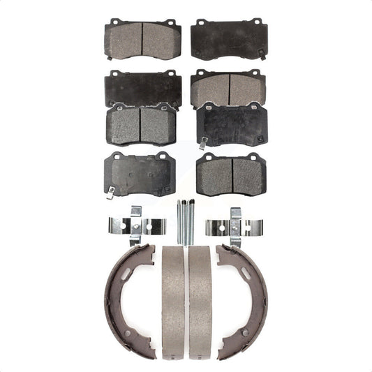 [Avant + Arrière] Kit de plaquette (céramique) de frein pour Dodge Charger Chrysler 300 Challenger Magnum KTN-100694