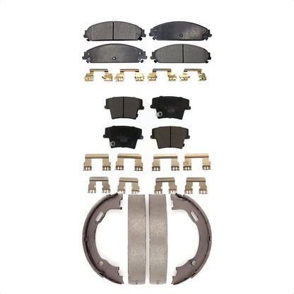 [Avant + Arrière] Kit de plaquette (céramique) de frein pour Dodge Charger Chrysler 300 Challenger Magnum KTN-100696 par Transit Auto