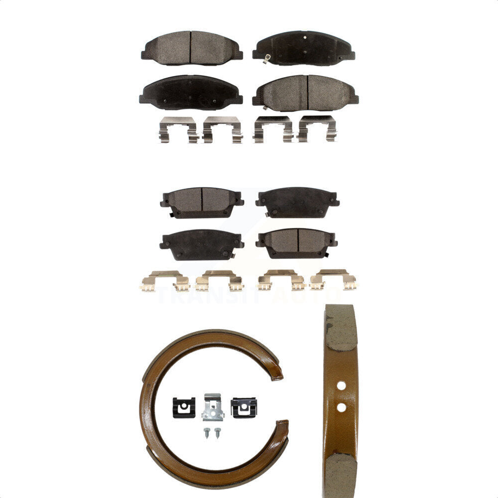 [Avant + Arrière] Kit de plaquette (céramique) de frein pour Cadillac STS avec Performance Brakes KTN-100704
