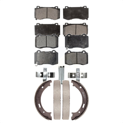 [Avant + Arrière] Kit de plaquette (céramique) de frein pour 2006-2010 Jeep Grand Cherokee SRT8 KTN-100705
