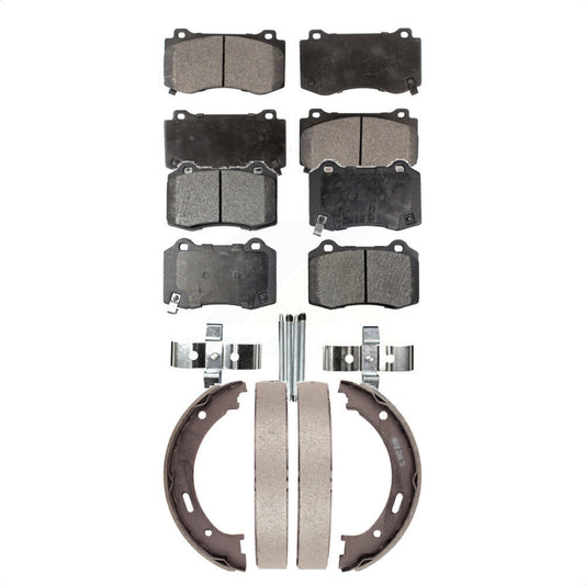 [Avant + Arrière] Kit de plaquette (céramique) de frein pour 2006-2010 Jeep Grand Cherokee SRT8 KTN-100705