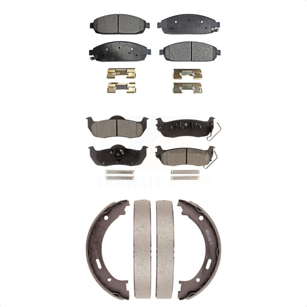 [Avant + Arrière] Kit de plaquette (céramique) de frein pour Jeep Grand Cherokee Commander KTN-100706