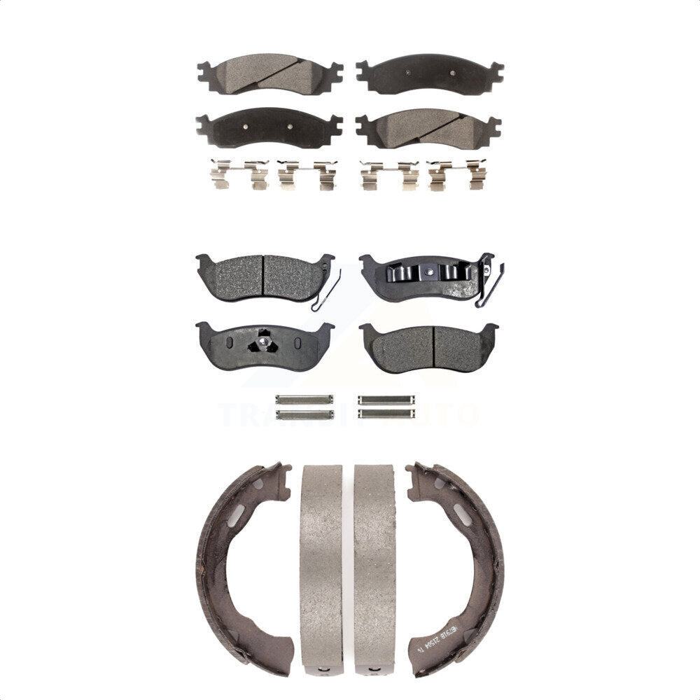 [Avant + Arrière] Kit de plaquette (céramique) de frein pour Ford Explorer Sport Trac Mercury Mountaineer KTN-100711
