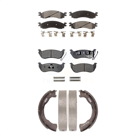 [Avant + Arrière] Kit de plaquette (céramique) de frein pour Ford Explorer Sport Trac Mercury Mountaineer KTN-100711