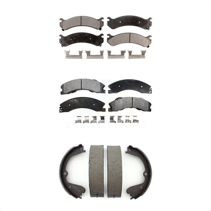 [Avant + Arrière] Kit de plaquette (céramique) de frein pour Chevrolet Express 3500 GMC Savana 4500 KTN-100721