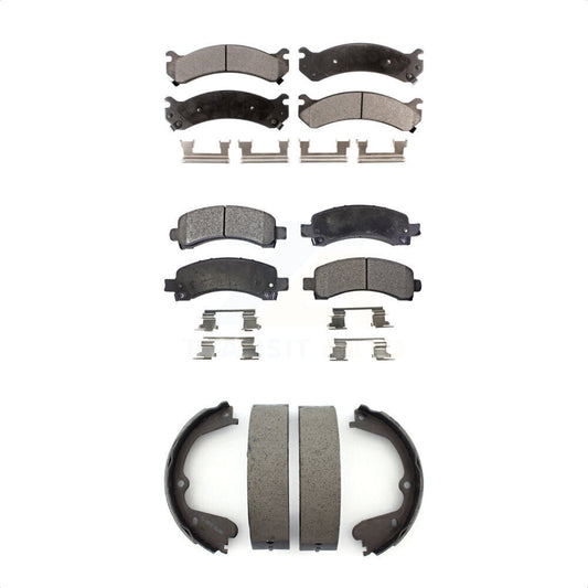 [Avant + Arrière] Kit de plaquette (céramique) de frein pour Chevrolet Express 3500 GMC Savana 4500 avec Single Wheels KTN-100723