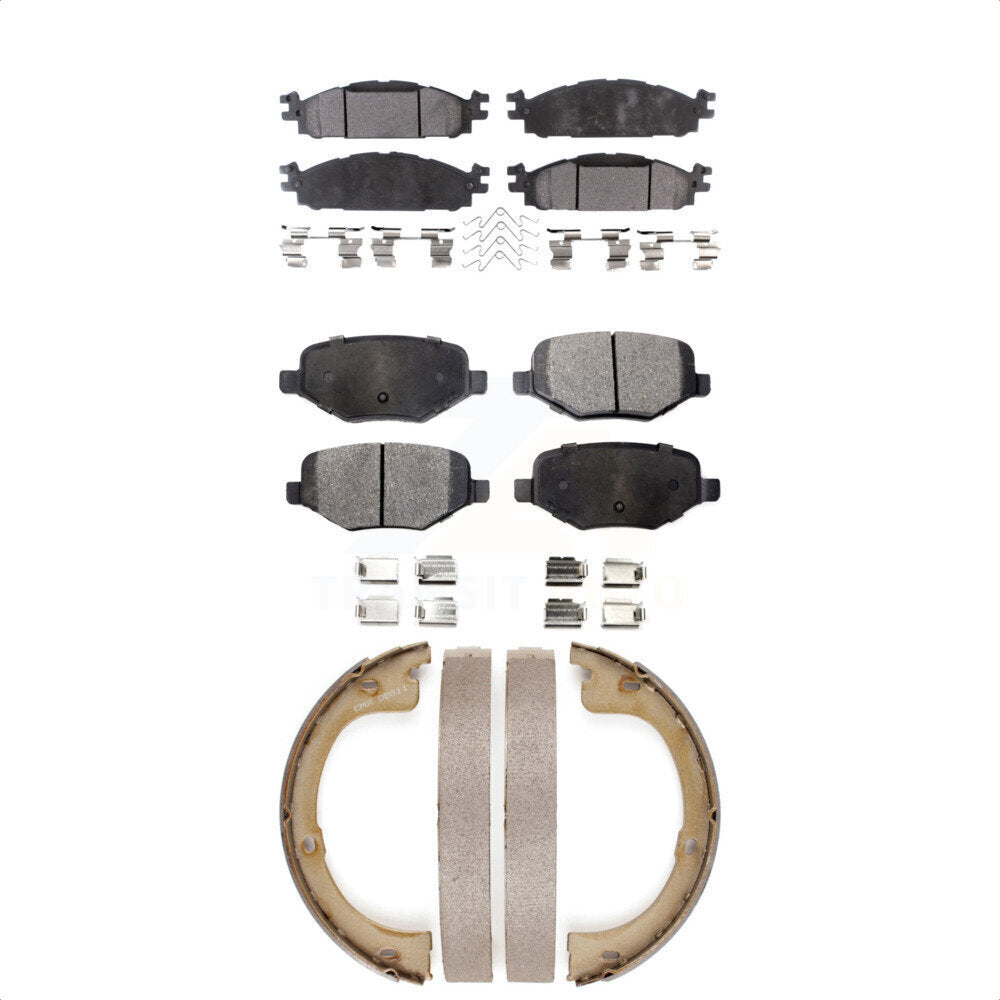 [Avant + Arrière] Kit de plaquette (céramique) de frein pour Lincoln MKT KTN-100730
