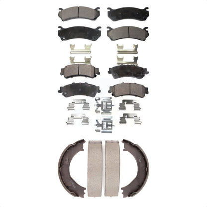 [Avant + Arrière] Kit de plaquette (céramique) de frein pour 2006 Chevrolet Silverado 1500 GMC Sierra avec Single Piston Caliper KTN-100737