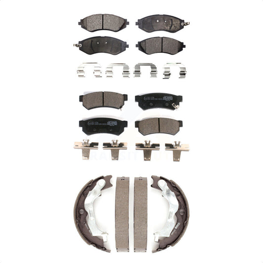 [Avant + Arrière] Kit de plaquette (céramique) de frein pour Chevrolet Spark EV KTN-100741