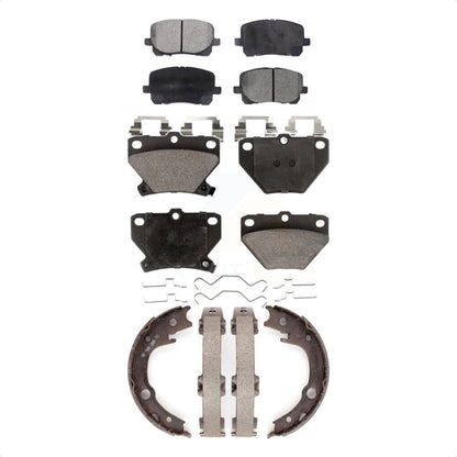 [Avant + Arrière] Kit de plaquette (céramique) de frein pour Toyota Corolla Matrix Pontiac Vibe KTN-100743