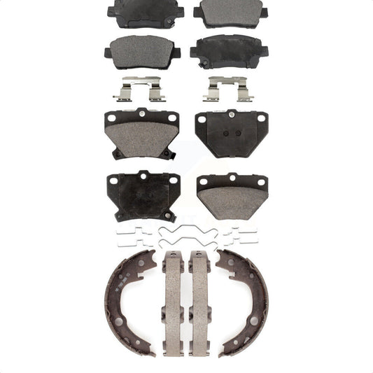 [Avant + Arrière] Kit de plaquette (céramique) de frein pour 2000 Toyota Celica GT KTN-100745