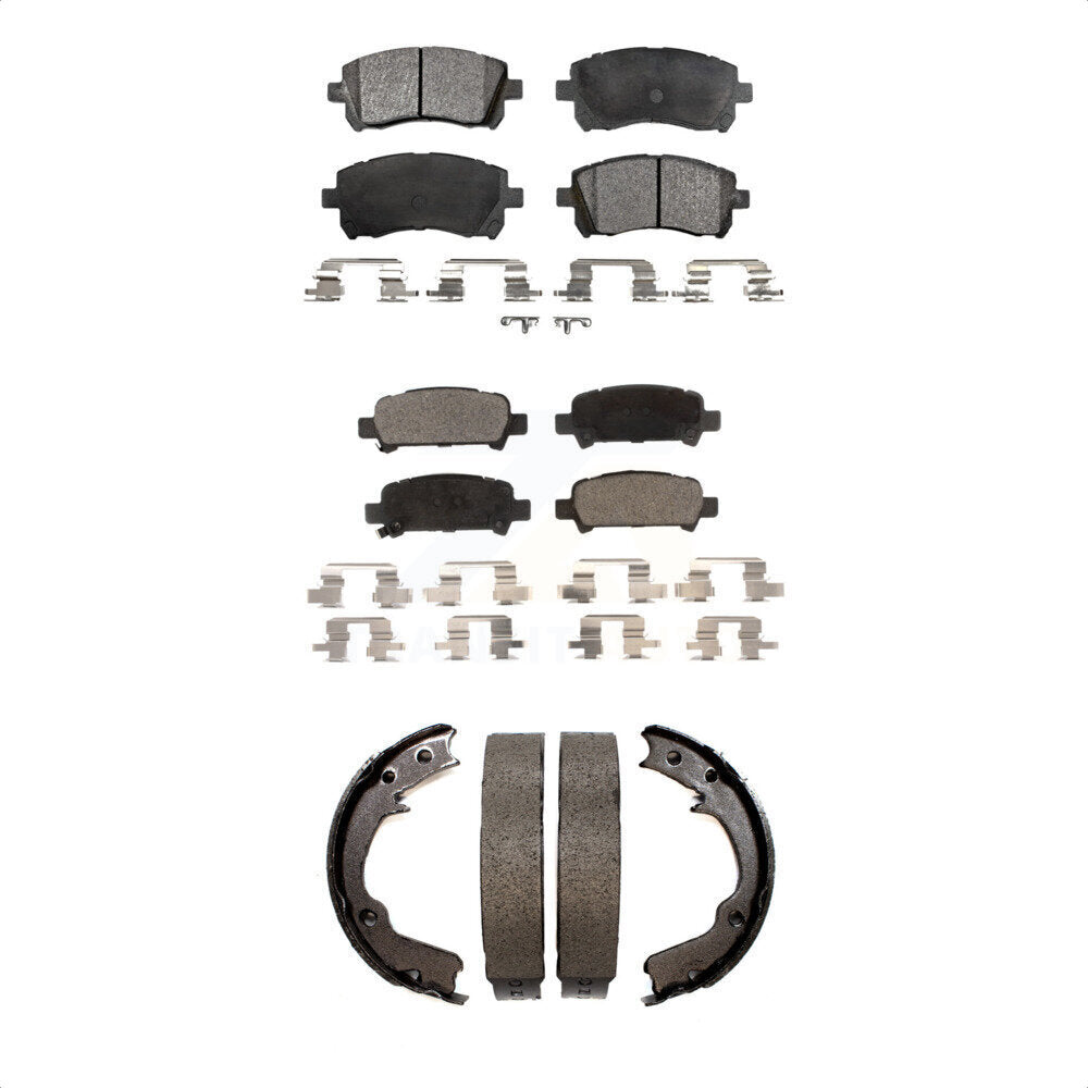 [Avant + Arrière] Kit de plaquette (céramique) de frein pour Subaru Forester Impreza Legacy KTN-100750