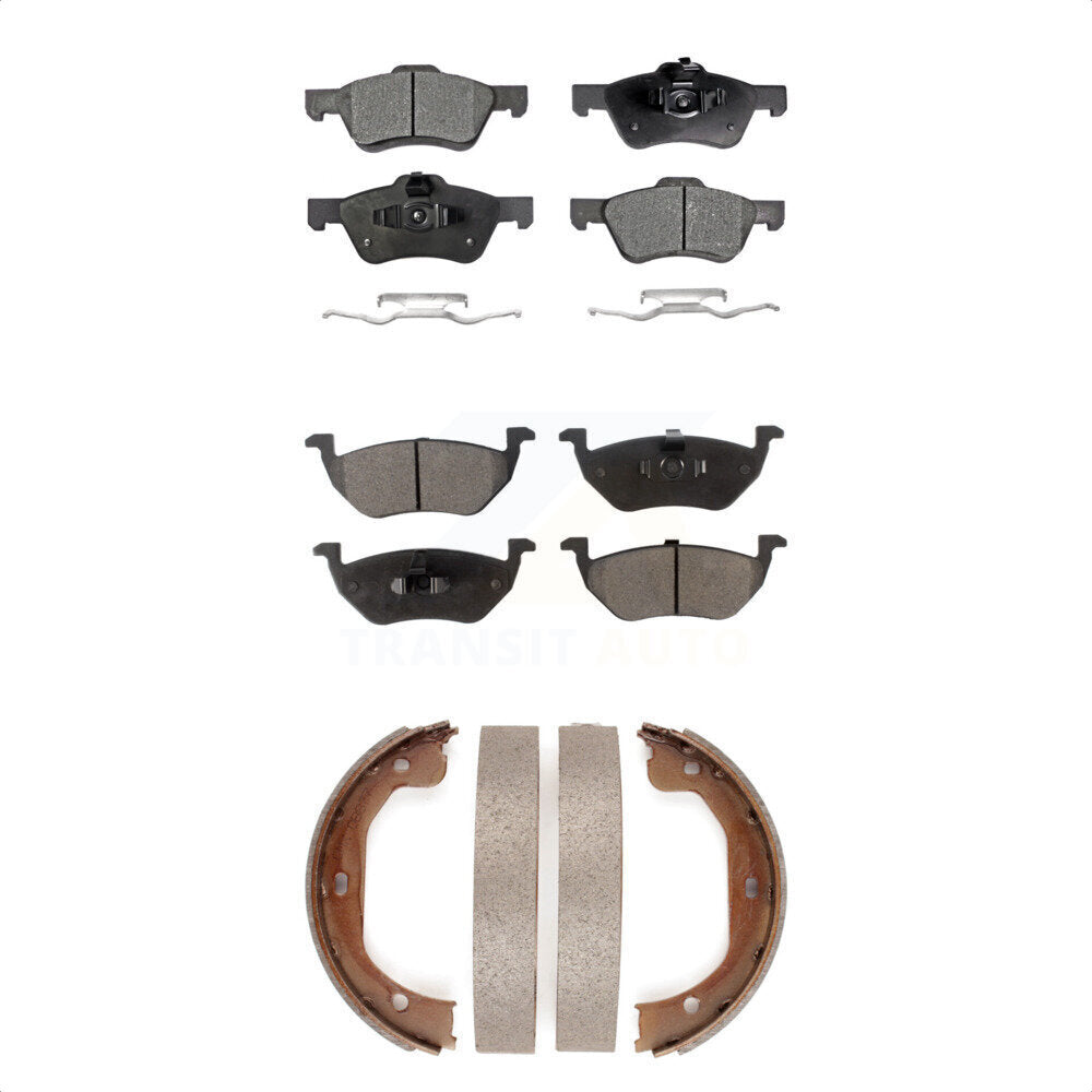 [Avant + Arrière] Kit de plaquette (céramique) de frein pour Ford Escape Mercury Mariner Mazda Tribute KTN-100757