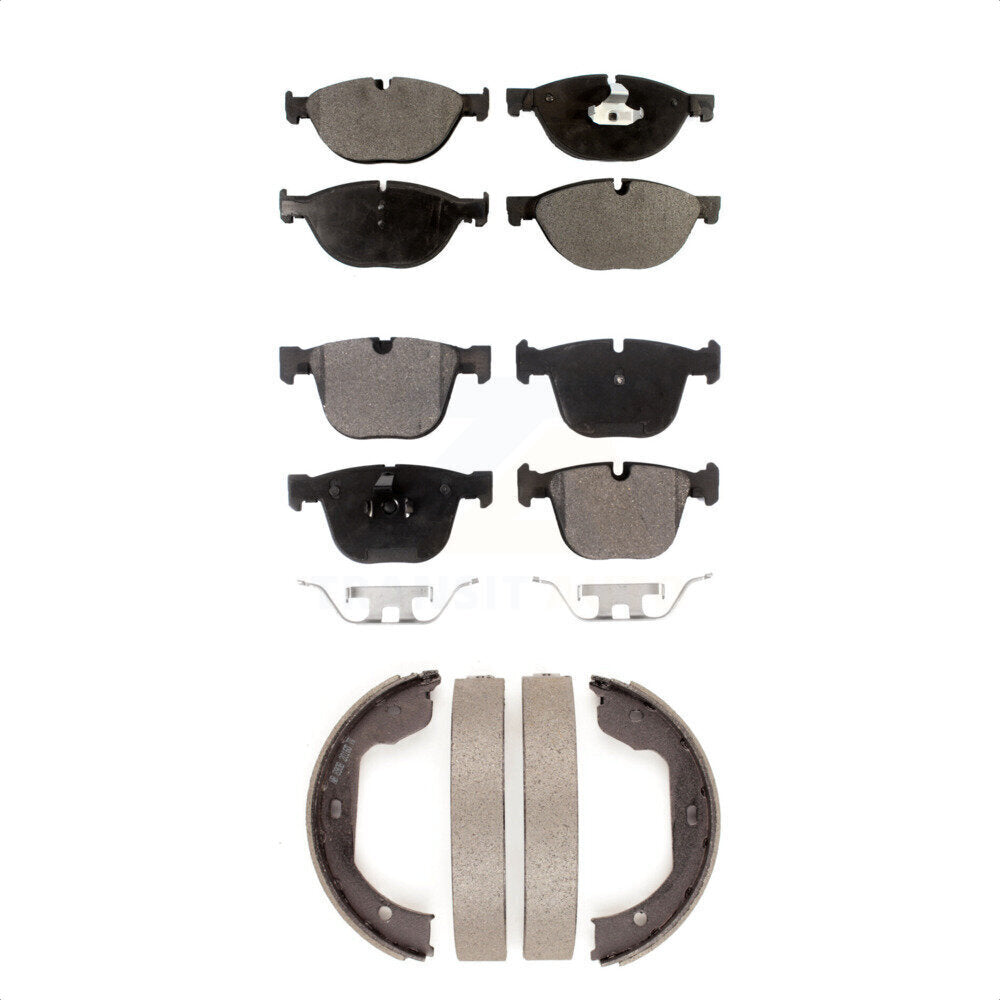 [Avant + Arrière] Kit de plaquette (céramique) de frein pour BMW 750Li xDrive 750i 740Li 740i 535i GT 550i Alpina B7 B7L ActiveHybrid 7 KTN-100764