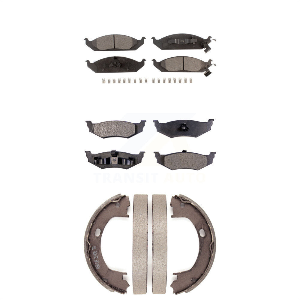 [Avant + Arrière] Kit de plaquette (céramique) de frein pour Chrysler Cirrus KTN-100773 par Transit Auto