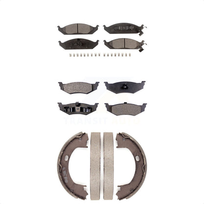 [Avant + Arrière] Kit de plaquette (céramique) de frein pour Chrysler Cirrus KTN-100773 par Transit Auto