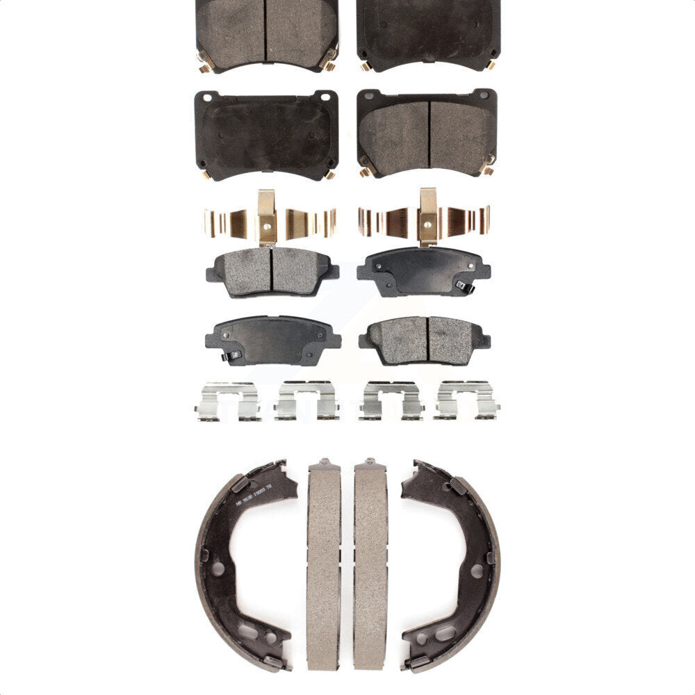 [Avant + Arrière] Kit de plaquette (céramique) de frein pour Hyundai Genesis KTN-100776 par Transit Auto