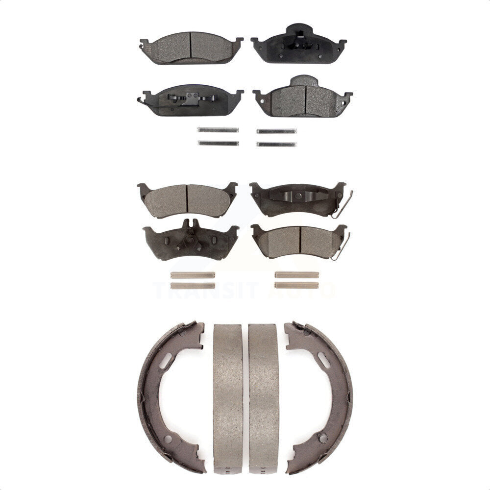 [Avant + Arrière] Kit de plaquette (céramique) de frein pour Mercedes-Benz ML320 ML350 ML430 KTN-100778