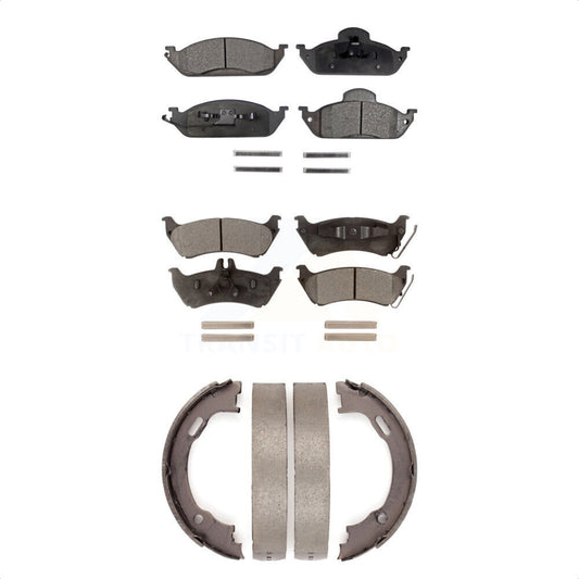[Avant + Arrière] Kit de plaquette (céramique) de frein pour Mercedes-Benz ML320 ML350 ML430 KTN-100778
