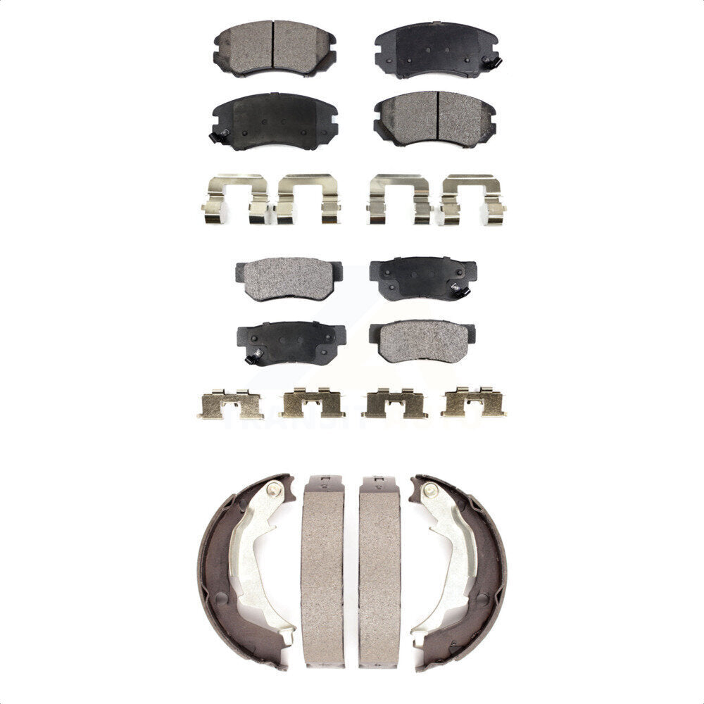 [Avant + Arrière] Kit de plaquette (céramique) de frein pour Hyundai Sonata Kia Optima KTN-100781