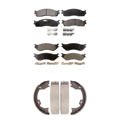 [Avant + Arrière] Kit de plaquette (céramique) de frein pour Dodge Ram 1500 2500 3500 KTN-100789