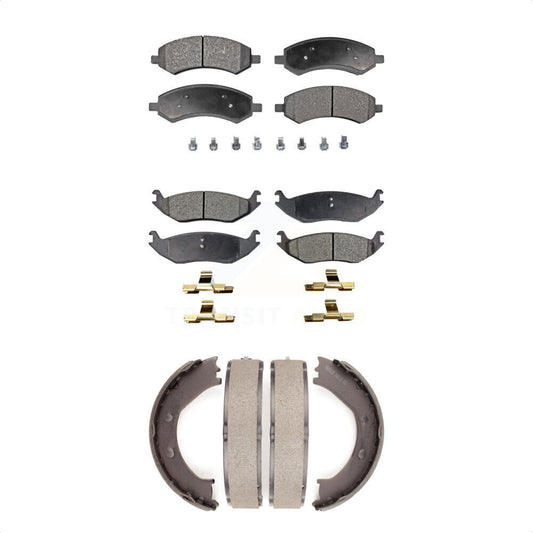 [Avant + Arrière] Kit de plaquette (céramique) de frein pour Dodge Ram 1500 Durango Chrysler Aspen KTN-100790