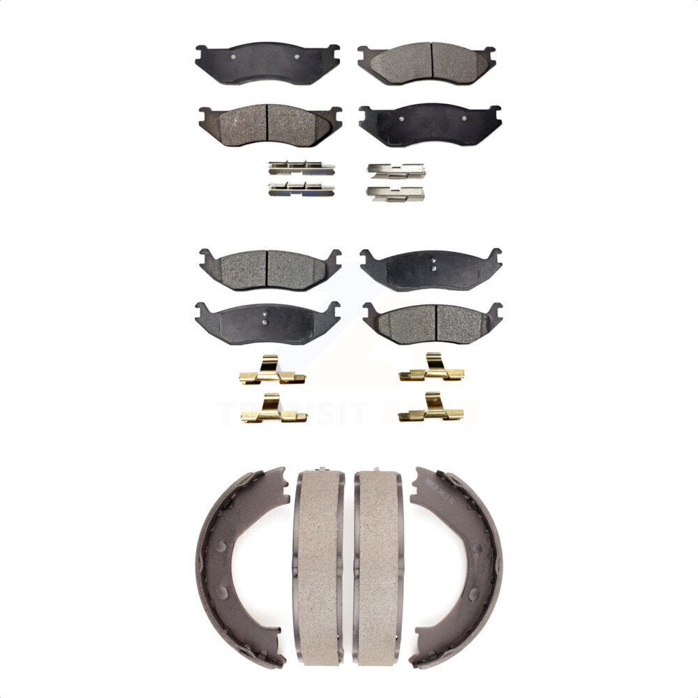 [Avant + Arrière] Kit de plaquette (céramique) de frein pour Dodge Durango Ram 1500 KTN-100796