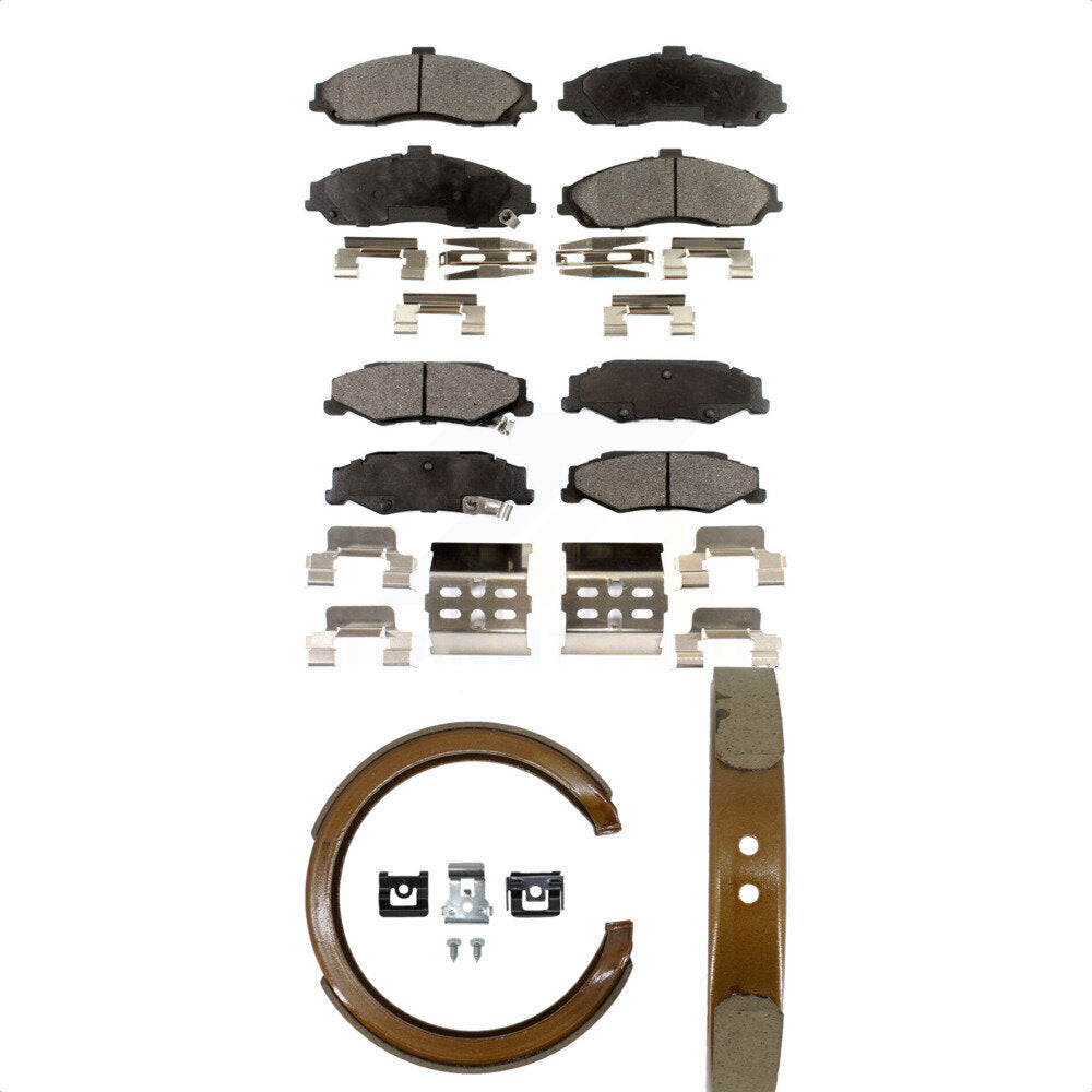 [Avant + Arrière] Kit de plaquette (céramique) de frein pour Chevrolet Corvette Cadillac XLR KTN-100797