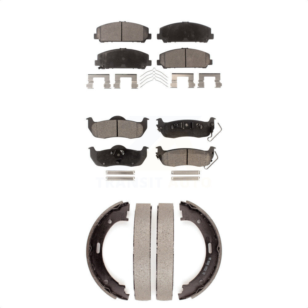 [Avant + Arrière] Kit de plaquette (céramique) de frein pour Nissan Titan Armada TITAN KTN-100800