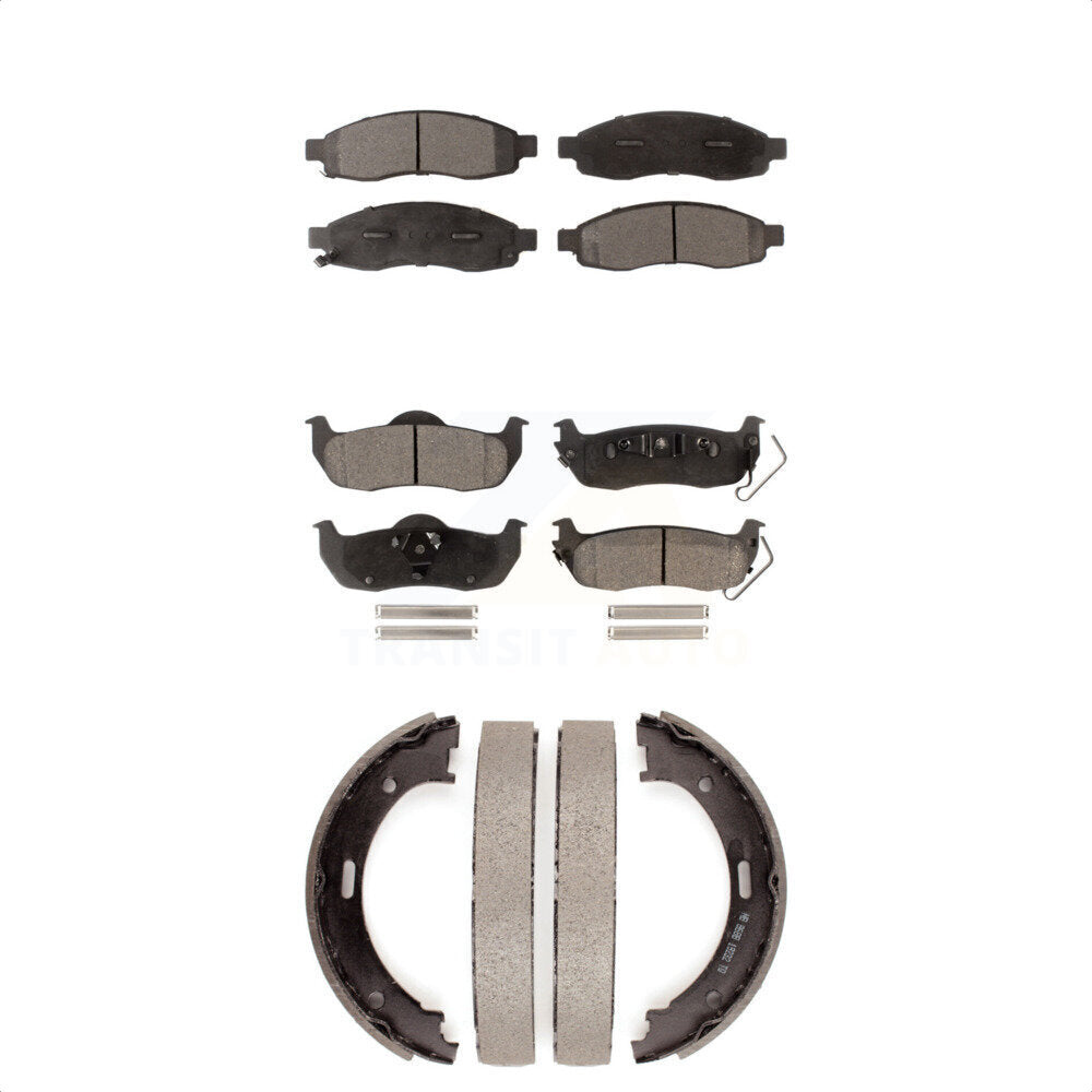 [Avant + Arrière] Kit de plaquette (céramique) de frein pour Nissan Titan Armada Infiniti QX56 INFINITI TITAN KTN-100802