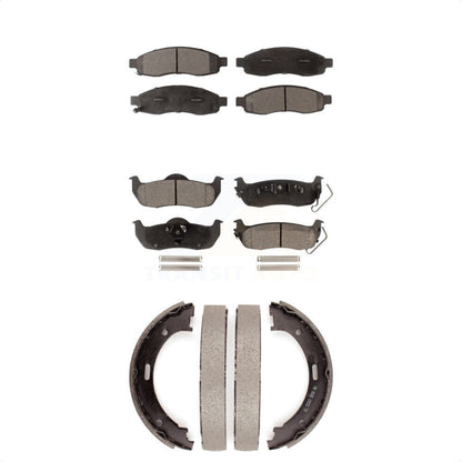 [Avant + Arrière] Kit de plaquette (céramique) de frein pour Nissan Titan Armada Infiniti QX56 INFINITI TITAN KTN-100802