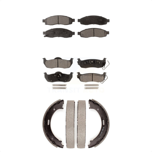 [Avant + Arrière] Kit de plaquette (céramique) de frein pour Nissan Titan Armada Infiniti QX56 INFINITI TITAN KTN-100802