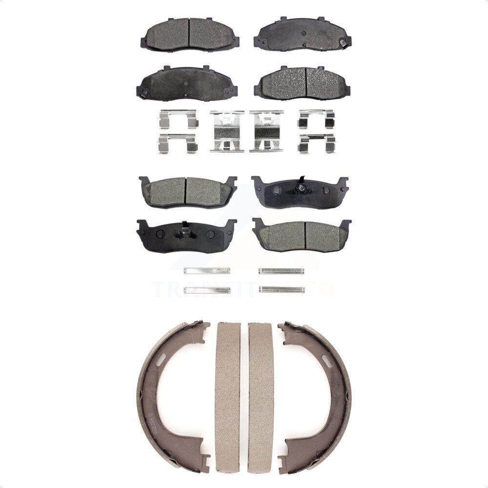 [Avant + Arrière] Kit de plaquette (céramique) de frein pour Ford F-150 Heritage Lincoln Blackwood KTN-100806