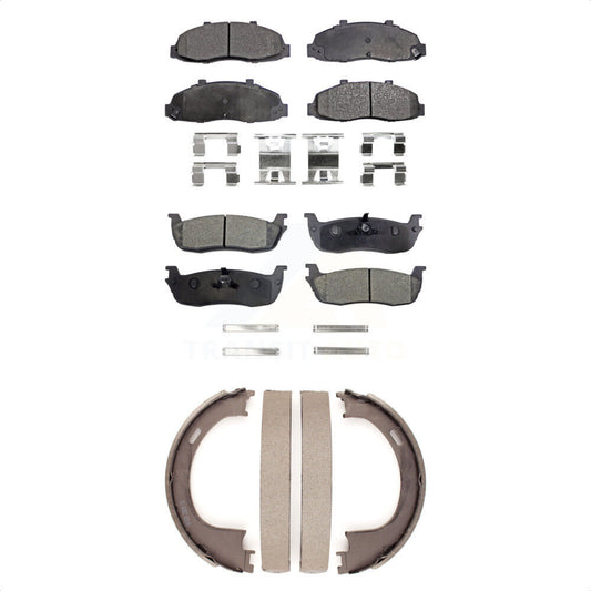 [Avant + Arrière] Kit de plaquette (céramique) de frein pour Ford F-150 Heritage Lincoln Blackwood KTN-100806