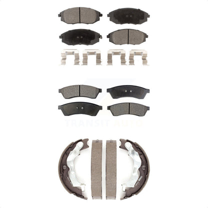 [Avant + Arrière] Kit de plaquette (céramique) de frein pour 2004-2006 Suzuki Verona KTN-100809 par Transit Auto
