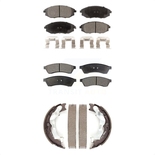 [Avant + Arrière] Kit de plaquette (céramique) de frein pour 2004-2006 Suzuki Verona KTN-100809 par Transit Auto