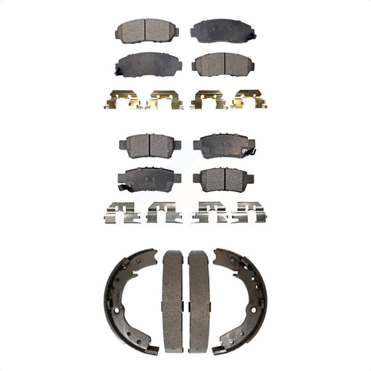 [Avant + Arrière] Kit de plaquette (céramique) de frein pour 2005-2010 Honda Odyssey KTN-100810
