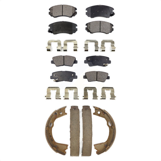 [Avant + Arrière] Kit de plaquette (céramique) de frein pour 2010-2011 Hyundai Azera KTN-100812