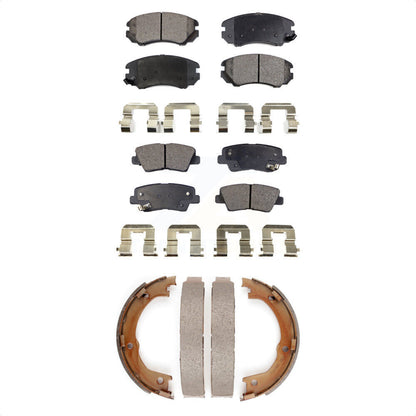 [Avant + Arrière] Kit de plaquette (céramique) de frein pour 2007-2009 Kia Amanti KTN-100813