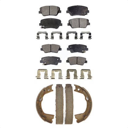 [Avant + Arrière] Kit de plaquette (céramique) de frein pour 2012-2017 Hyundai Azera KTN-100814