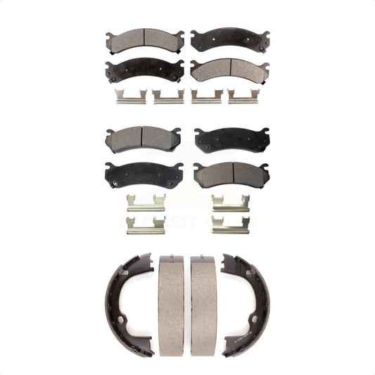 [Avant + Arrière] Kit de plaquette (céramique) de frein pour Chevrolet Silverado 2500 HD GMC Sierra Suburban Yukon XL KTN-100822
