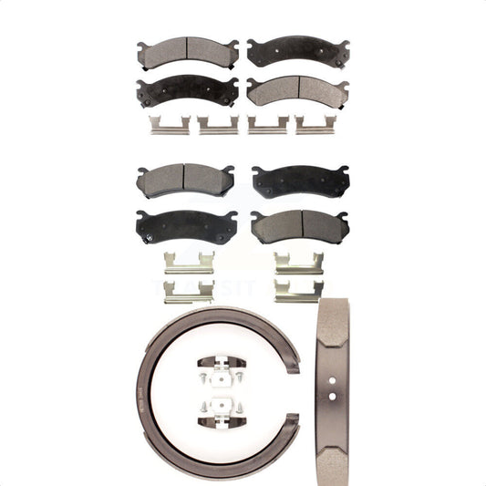 [Avant + Arrière] Kit de plaquette (céramique) de frein pour Chevrolet Silverado 2500 HD GMC Sierra 1500 Suburban Yukon XL avec Four Wheel Steering KTN-100823