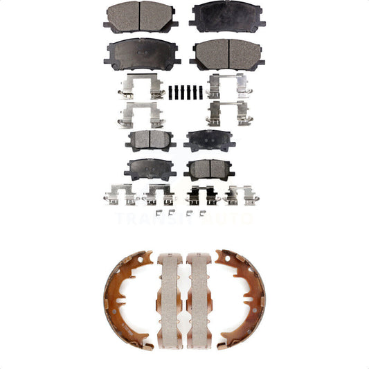 [Avant + Arrière] Kit de plaquette (céramique) de frein pour Lexus Toyota Highlander RX350 RX330 RX400h KTN-100824