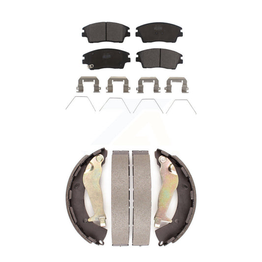 [Avant + Arrière] Kit de plaquette (céramique) de frein pour 2017-2020 Hyundai Elantra 1.6L KTN-100837