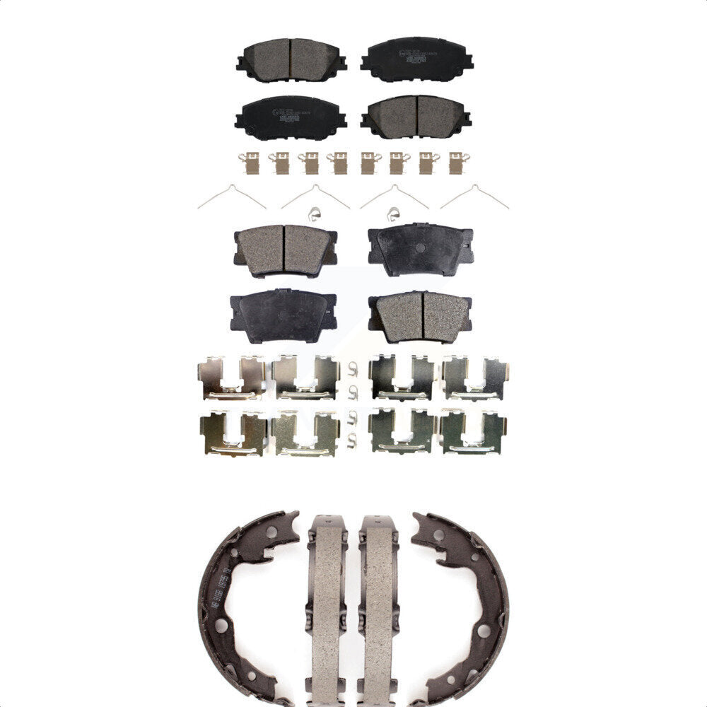 [Avant + Arrière] Kit de plaquette (céramique) de frein pour Toyota Camry KTN-100843