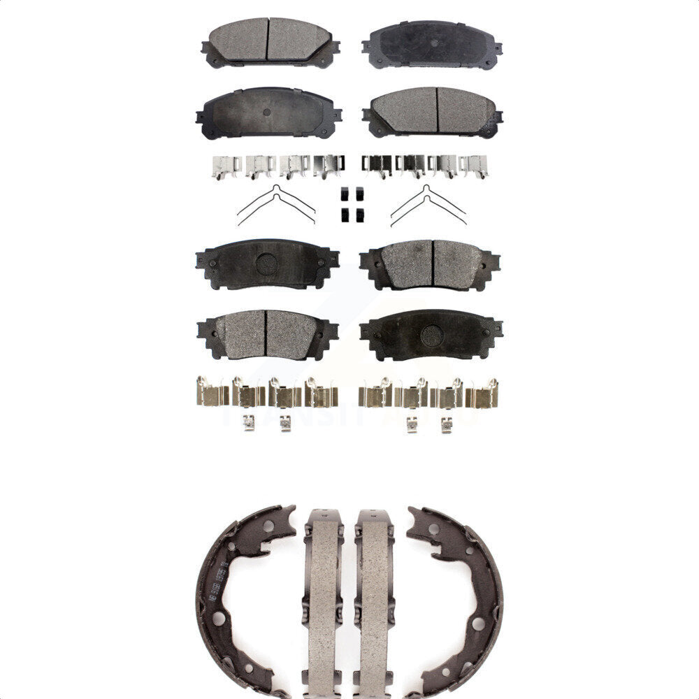 [Avant + Arrière] Kit de plaquette (céramique) de frein pour Toyota Camry TRD KTN-100844 par Transit Auto