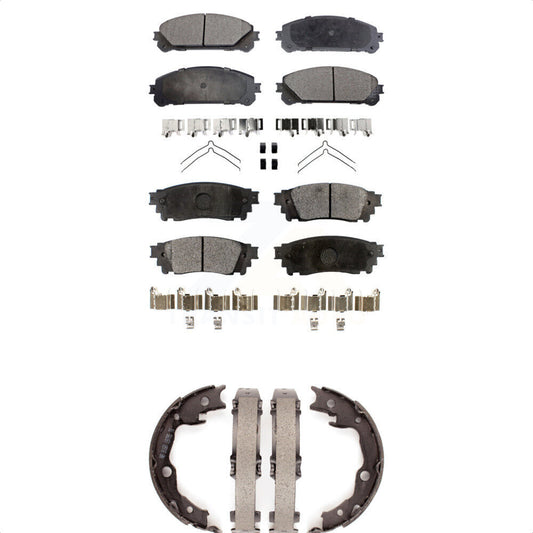 [Avant + Arrière] Kit de plaquette (céramique) de frein pour Toyota Camry TRD KTN-100844 par Transit Auto